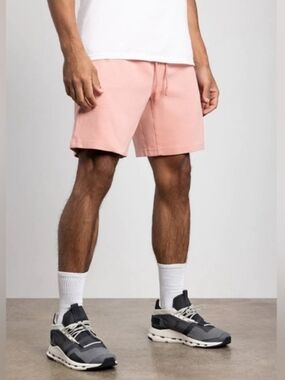 686 Everywhere Performance Double Knit Shorts Pink Men's Large Activewear